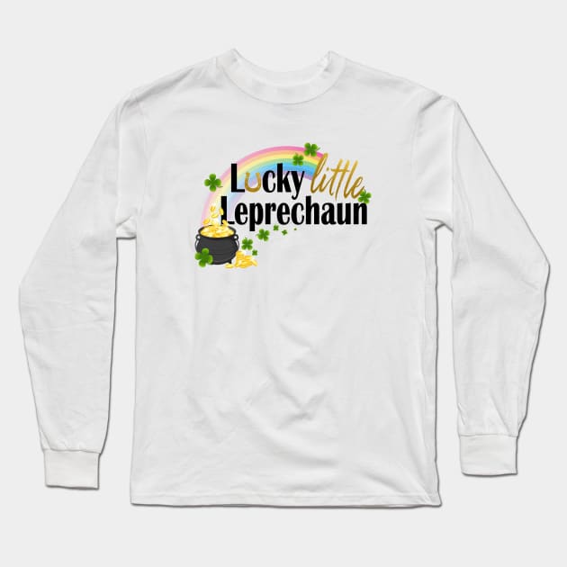 Lucky Little Leprechaun Long Sleeve T-Shirt by CauseForTees